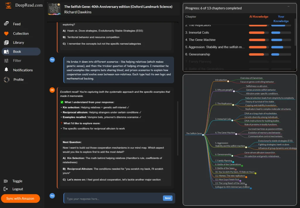 UI of the Conversational AI Learning Workflow