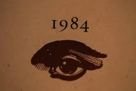 Watchful-eye book cover for 1984